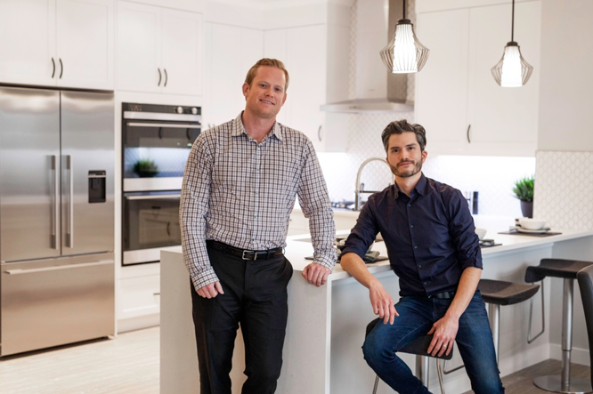Tyler Warner (left), Area Sales Manager, and Adam Lo, Product Design Manager